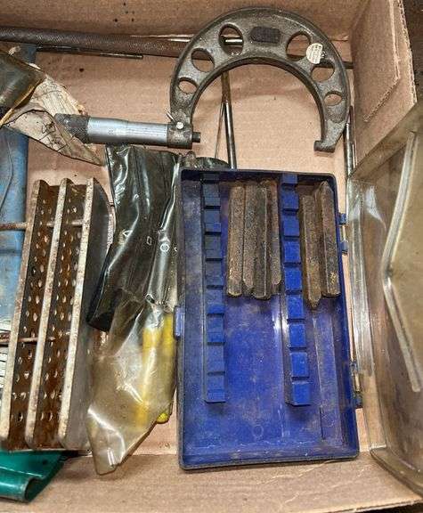 Folding Ruler, Thread Measuring Wire, Bits, Misc. - Metzger Property ...