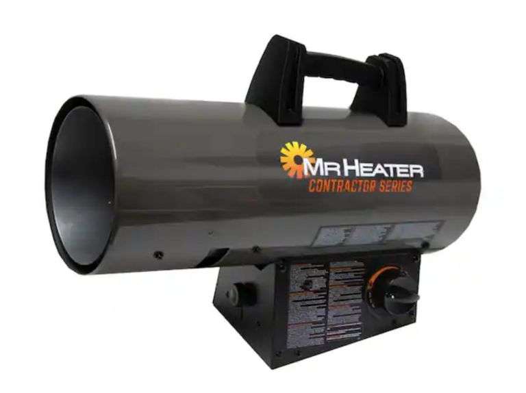 Mr. Heater 60,000 BTU Propane Portable Heater – Forced Air, Dial Control, Variable Settings, Open Box