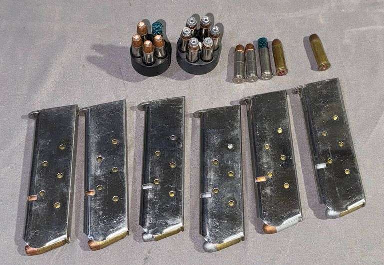 Magazines and Speedloaders with Rounds - Metzger Property Services, LLC