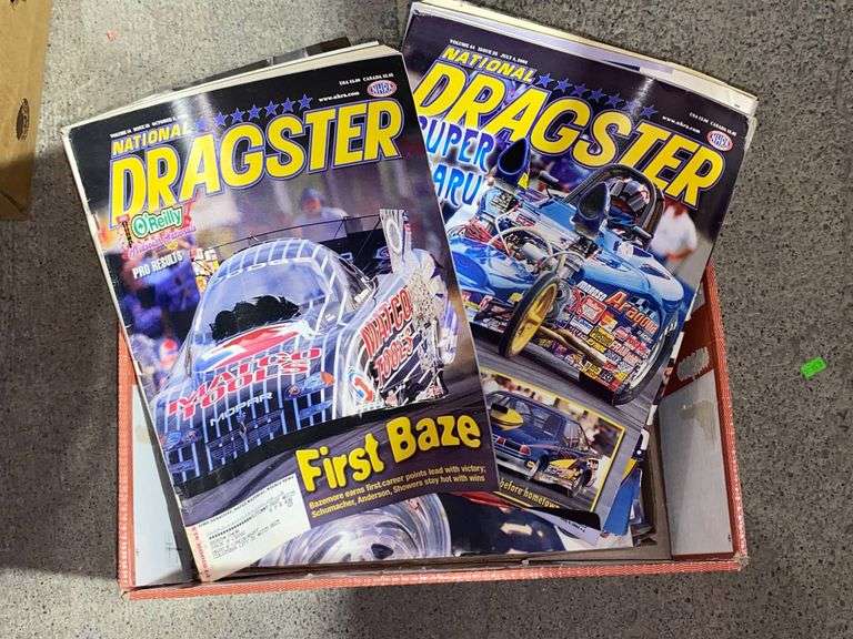Collection of National Dragster Magazines - Metzger Property Services, LLC