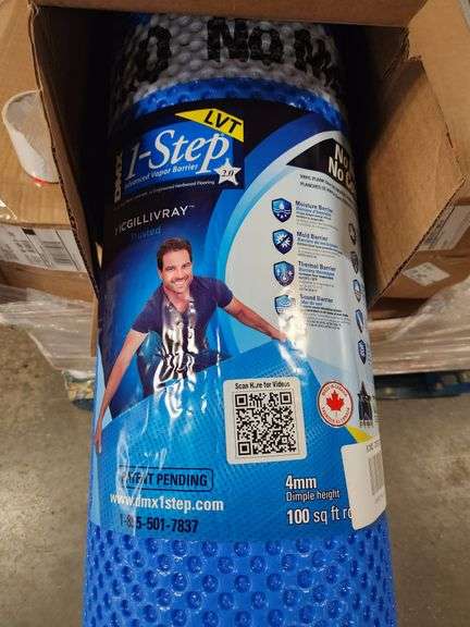 DMX 1-STEP 100 sq. ft. 3.6 ft x 29 ft. x 5/.32 in. Underlayment for ...