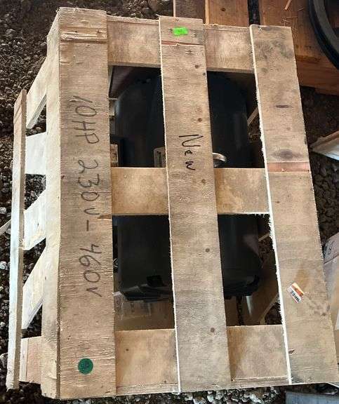 Techtop Three-Phase 10HP Motor, 230/460V, 1755 RPM