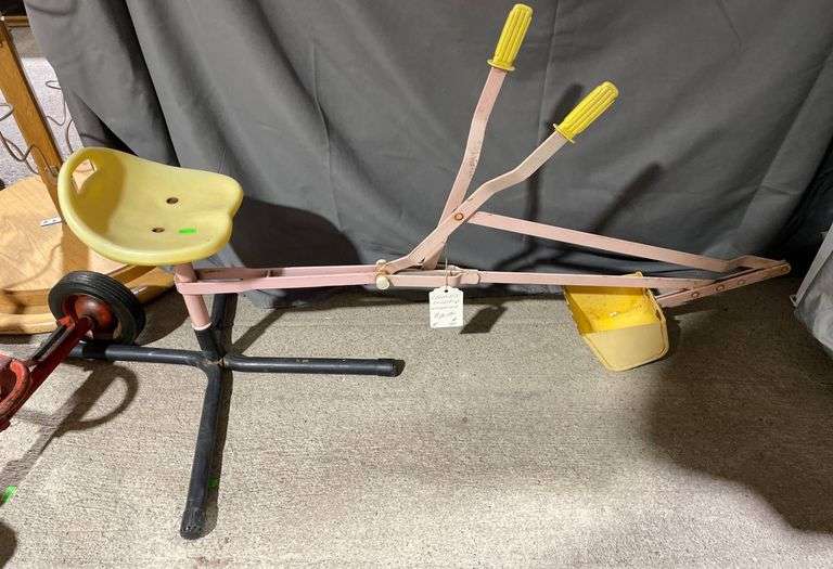 Child’s Metal Pedal-Operated Scoop Loader - Metzger Property Services, LLC