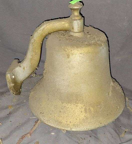 Cast Aluminum Bell with Wall Mount, 8 Inches - Metzger Property ...