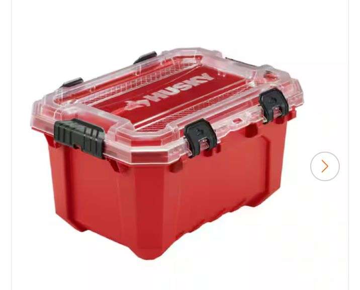 Husky 5-Gal. Professional Heavy Duty Waterproof Stackable Plastic ...