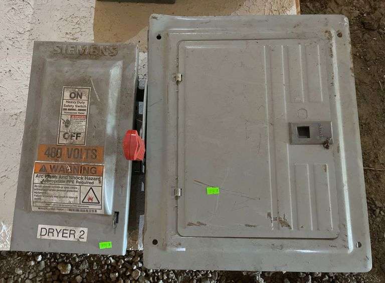 Siemens Heavy Duty Safety Switch and Electrical Panel Metzger
