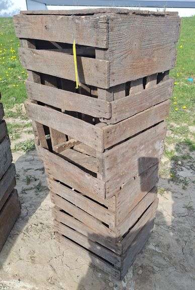 6- wood potato/ onion crates