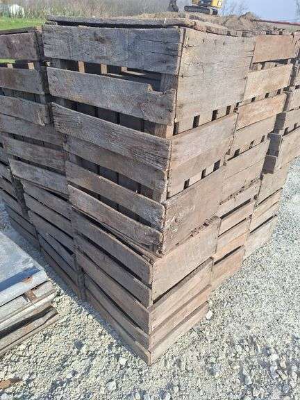 6- wood potato/ onion crates