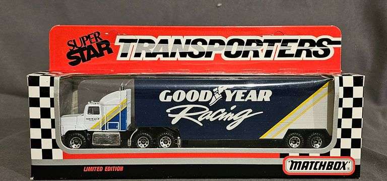Matchbox Super Star Transporters CY109 Goodyear Racing Truck, 1992 ...