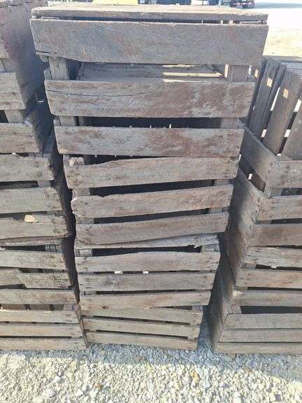 6- wood potato/ onion crates