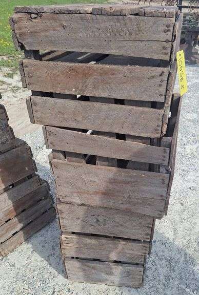 6- wood potato/ onion crates