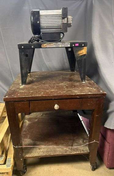 Electric Motor with Craftsman Router/Sabre Saw Table and Rolling Table ...