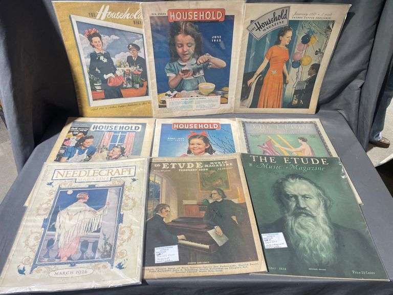 Group of Early to Mid-20th Century Magazines: Household, Needlecraft ...
