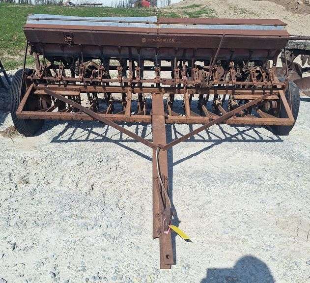 Mccormick Deering Grain Drill with Grass Boxes