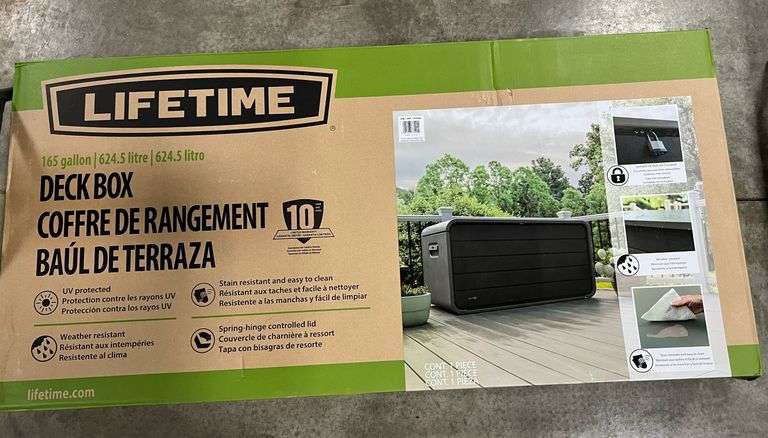 Lifetime 165g Deck Box