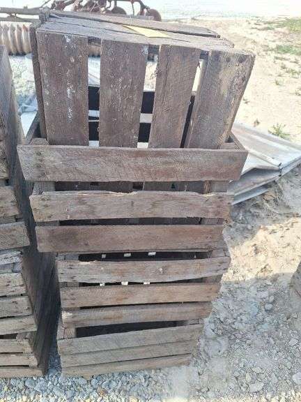 5- wood potato/ onion crates