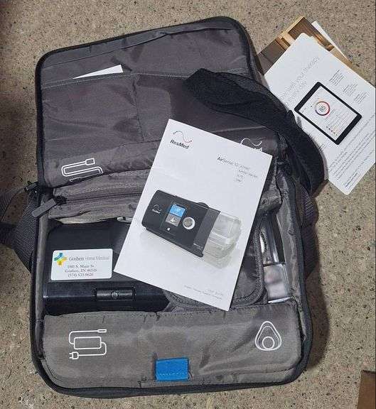 Portable CPAP Machine with Accessories and Carrying Case - Metzger ...