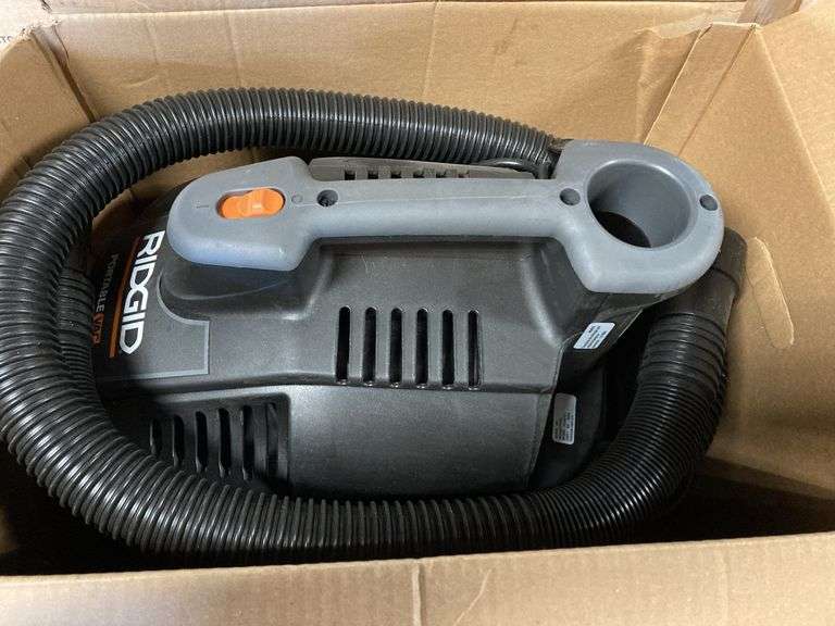 RIDGID 4 Gallon 5.0 Peak HP Portable Shop Vacuum Wet Dry Vac with Fine ...