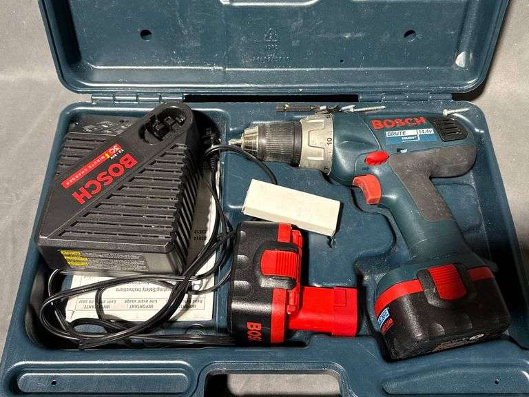 Bosch 18V Cordless Drill Set With Charger and Battery Pack - Metzger ...