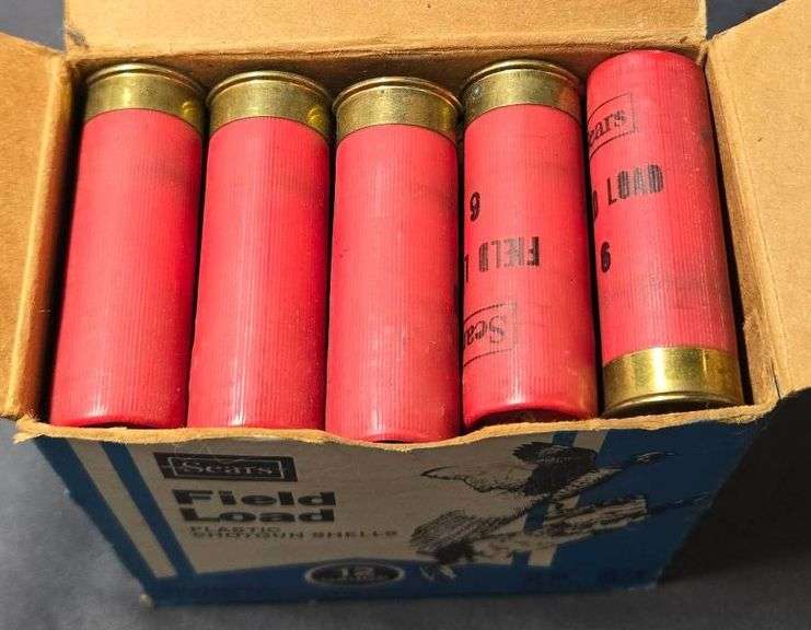 Sears 12-Gauge Field Load 2-3/4 Inch Plastic Shotgun Shells, Quantity ...