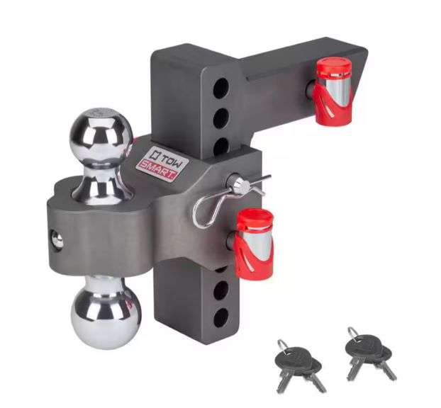 Weigh Safe 2 In. Receiver 180 Hitch With Chrome Combo Ball, 8 In. Drop - Foto 13