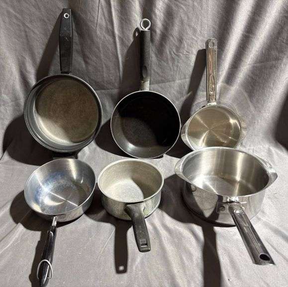 Pots, Pans, and Knives with Knife Blocks