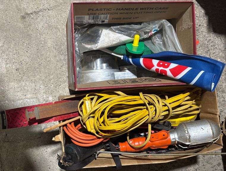 ‘Chicago Cubs’ Banner, Electrical Cables, and Hardware