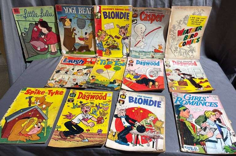 Comic Books Featuring Blondie, Casper, Yogi Bear, And Others