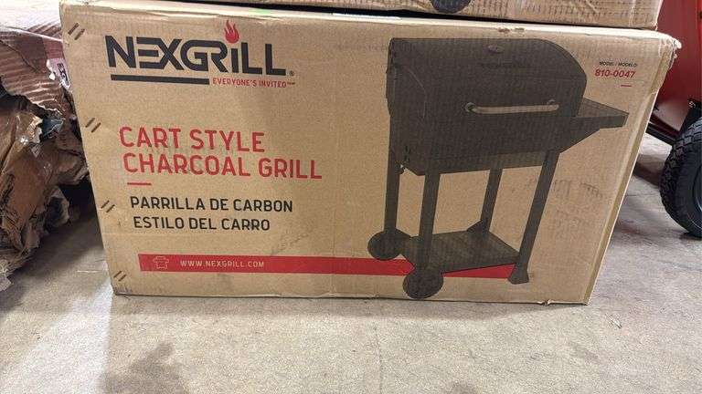 Nexgrill
Cart-Style Charcoal Grill in Black with Side Shelf