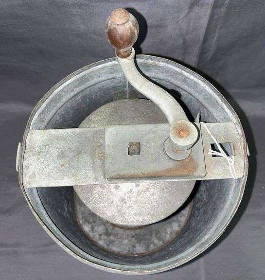 Premier Freezer Galvanized Hand-Crank Ice Cream Maker