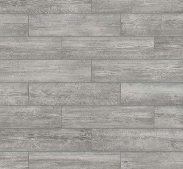 176 sq. Ft - Florida Tile Home Collection
Tahoe Cedar Gray 6 in. x 24 in. Porcelain Floor and Wall Tile (16 sq. ft./Case)