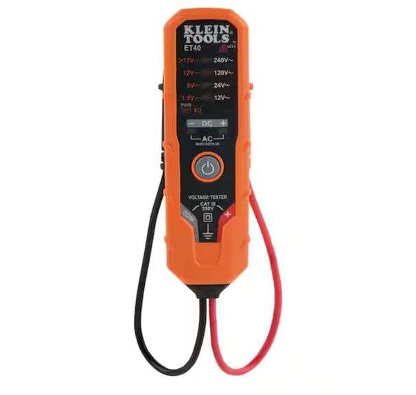 Klein Tools
Electronic AC/DC Voltage Tester