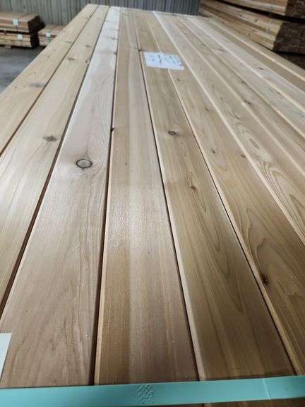 120- Western Red Cedar smooth 4 sides decking/fencing 5/4” x 4” x 10’ you are bidding times the money