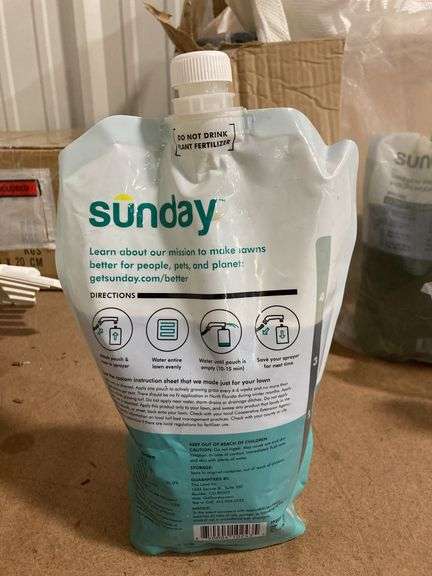 Sunday Lawn & Garden Nutrients-43.3 oz-covers 5,000 sq ft
