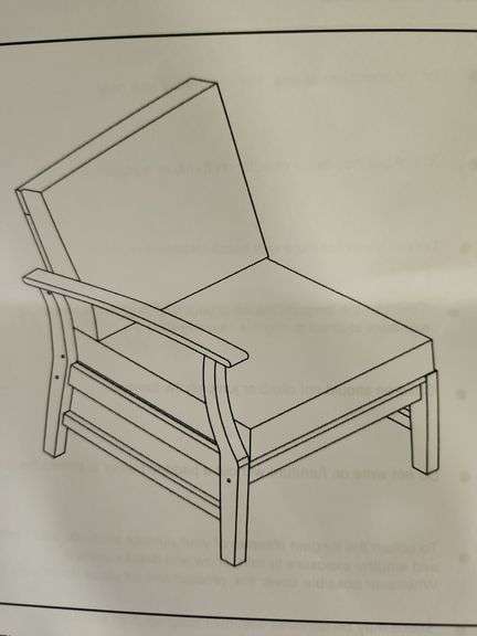 Noble House Teak Finish Acacia Wood 2 seat right and left arm Outdoor Patio Lounge Chairs with Cream Cushion