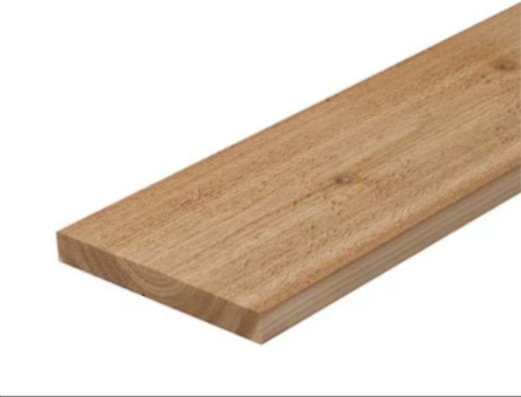 90- Western Red Cedar 1” x 6” x 8’ rough 1 side smooth 3 sides you are bidding times the money