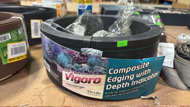 Vigoro
20 ft. Black Composite Edging with Stakes