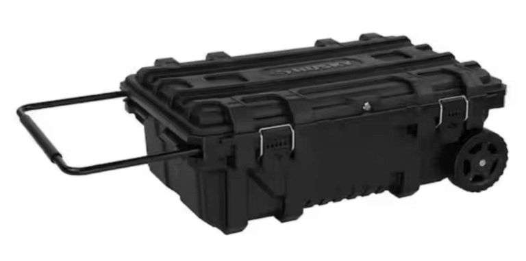 Husky
 23 in. Black Heavy Duty Medium Rolling Toolbox with Keyed Lock