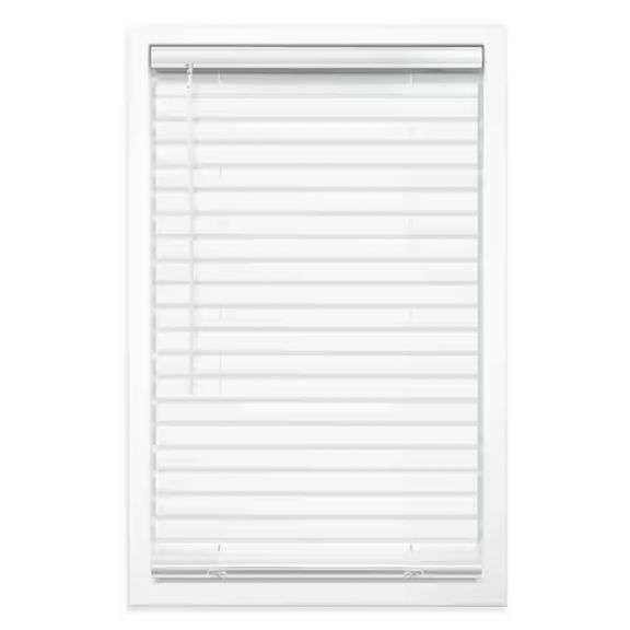 StyleWell
White Cordless Room Darkening Vinyl Blinds with 2 in. Slats - 46 in. W x 64 in. L