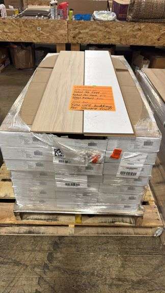 334 sq ft Home Decorators Collection
Elland Road Elm 12 mm T x 8 in. W Waterproof Laminate Wood Flooring(15.94 sq. ft./Case)you are bidding per square foot