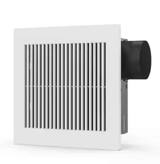 ReVent
50 CFM Quick Install Professional Ceiling and Wall Mount Easy Roomside Bathroom/Bath Exhaust Fan, ENERGY STAR