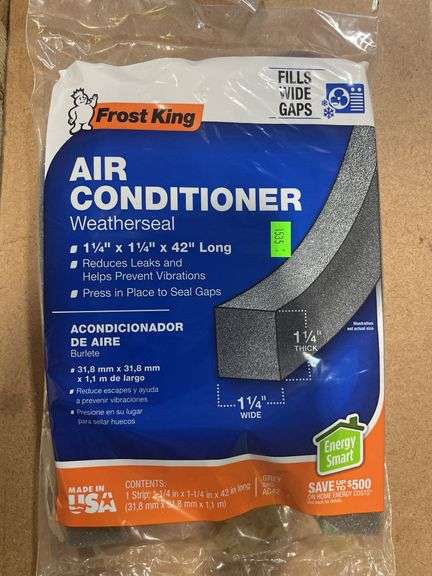 Frost King Air Conditioner Weatherseal 1-1/4”x1-1/4”x42”