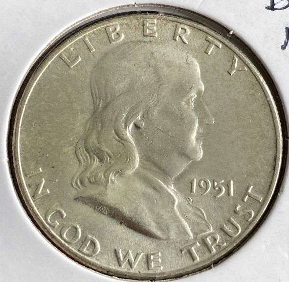 1951-P Franklin Half Dollar