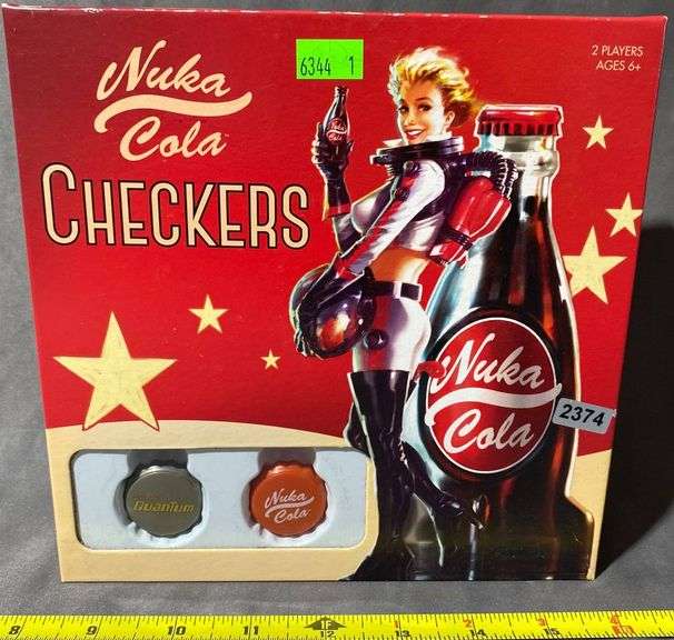 Nuka-Cola Checkers Board Game, Sealed - Metzger Property Services, LLC