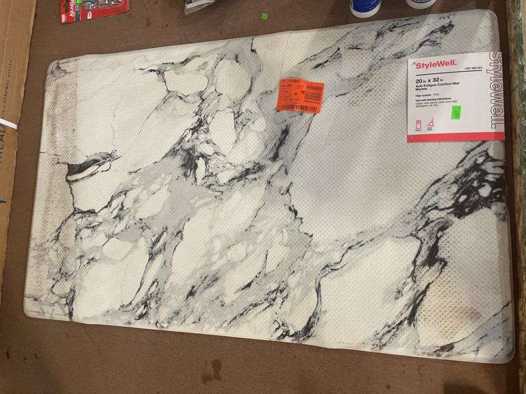 Stylewell 20”x32” Anti-Fatigue Comfort Mat Marble