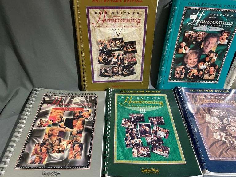 Seven Bill and Gloria Gaither Homecoming Souvenir Songbooks