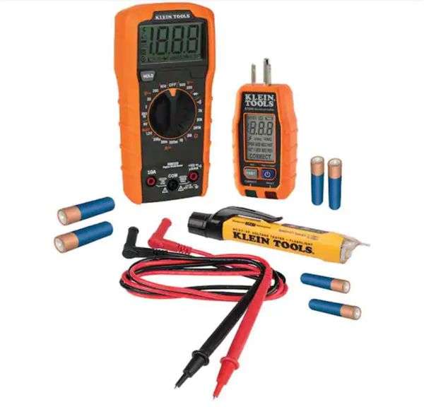 Klein Tools
Multimeter, Voltage Tester and Outlet Tester Premium Electrical Tool Set (69355)