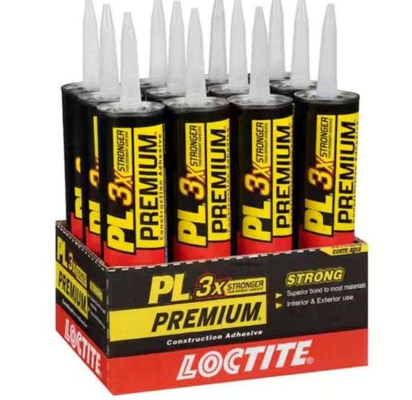 Loctite PL Premium 10 oz. Polyurethane Construction Adhesive Tan Cartridge (12 pack)
