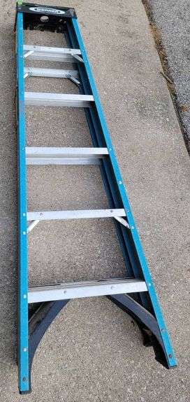 Werner Fiberglass 6-Foot Step Ladder, 250 lbs Load Capacity - Metzger ...
