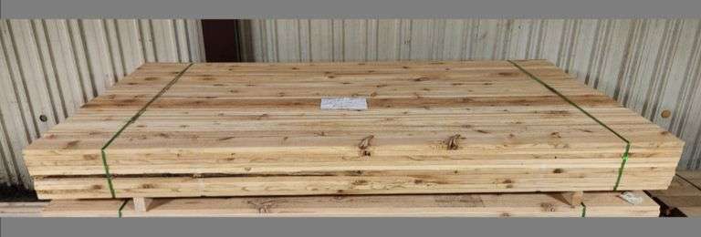 90- Western Red Cedar 1” x 6” x 8’ rough 1 side smooth 3 sides you are bidding times the money
